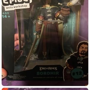 Weta Workshop Mini Epics Boromir Lord Of The Rings NIB